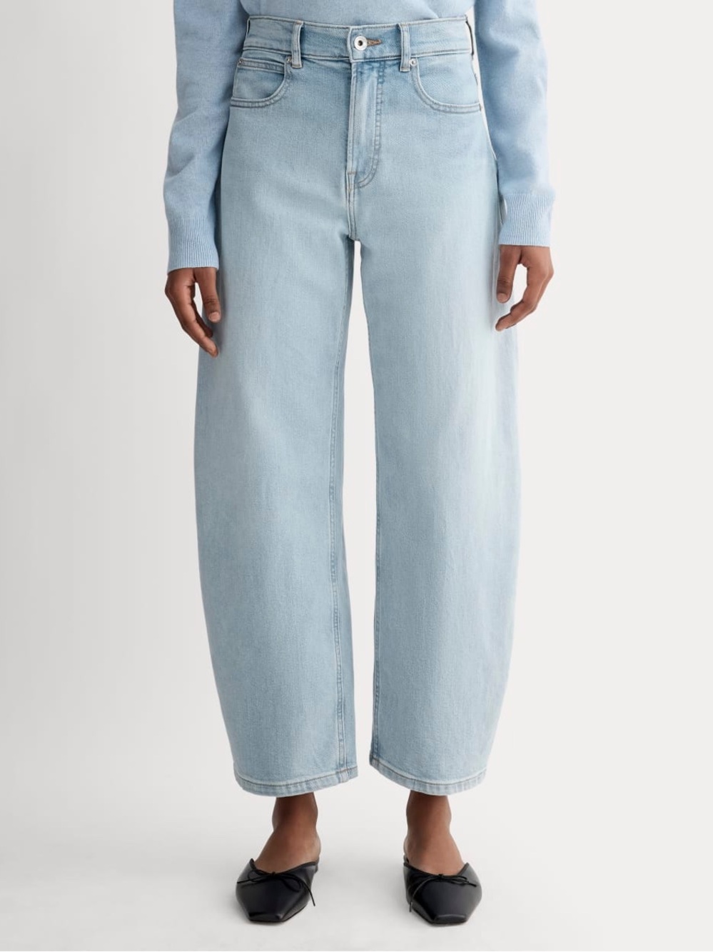 Everlane The Way-High Curve Jean Long Inseam in Sky NWT